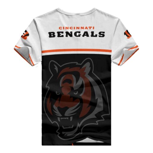 Cincinnati Bengals V-neck Women T-shirt BG572