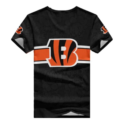 Cincinnati Bengals V-neck Women T-shirt BG642