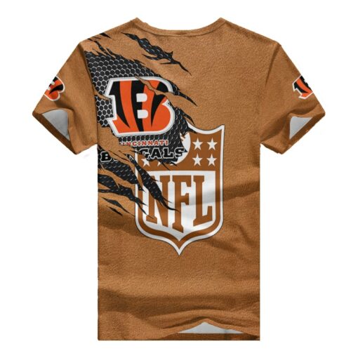 Cincinnati Bengals V-neck Women T-shirt BG828