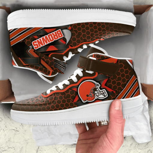 Cleveland Browns High AF1 Sneakers BG26