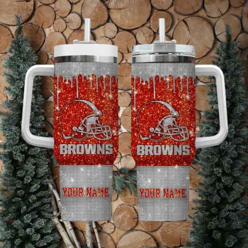 Cleveland Browns Personalized 40oz Stanley Tumbler AZC40OZT005