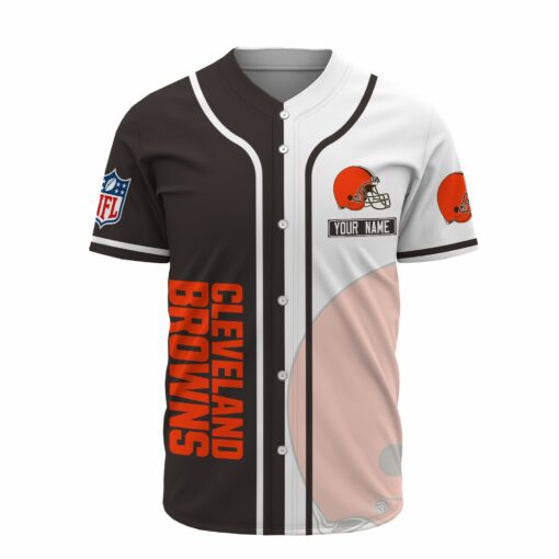 Cleveland Browns Personalized Baseball Jersey 507