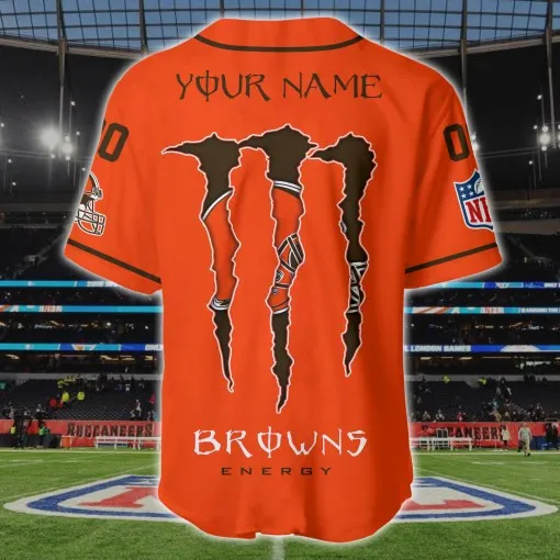 Cleveland Browns Personalized Baseball Jersey BG191