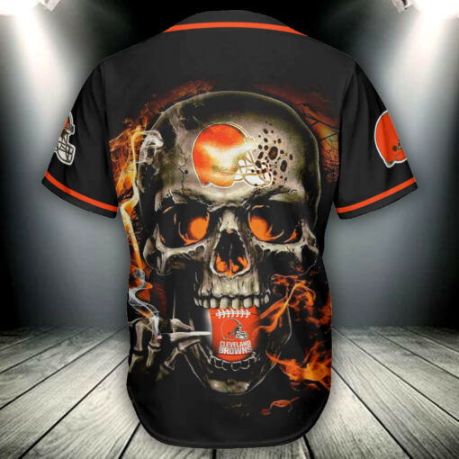 Cleveland Browns Personalized Baseball Jersey BG234