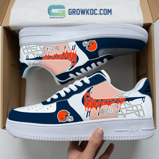 Cleveland Browns Personalized Colorful AF1-1 Shoes AF1CS003