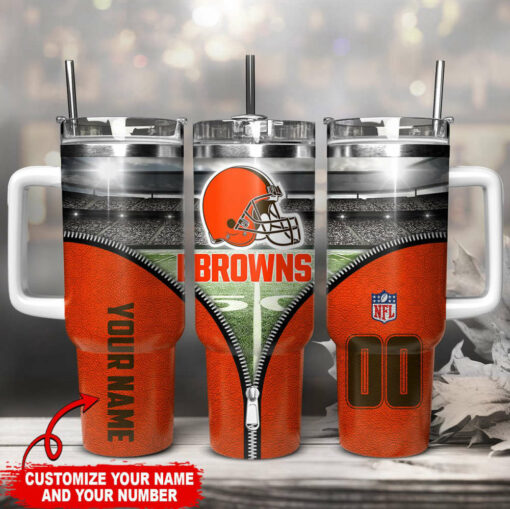 Cleveland Browns Personalized Limited Edition Sport Fan Gift 40oz Tumbler AZC40OZT118