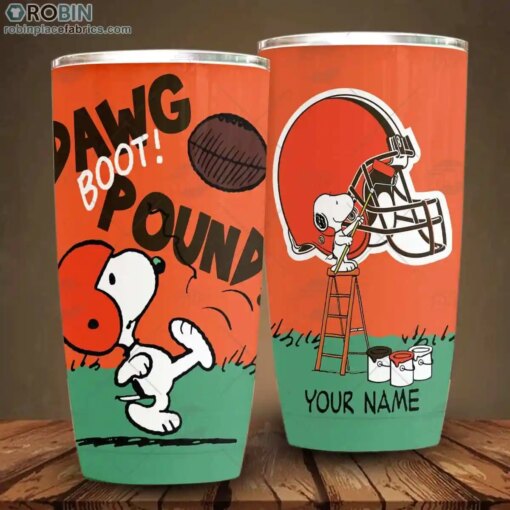 Cleveland Browns Personalized Tumbler BG586