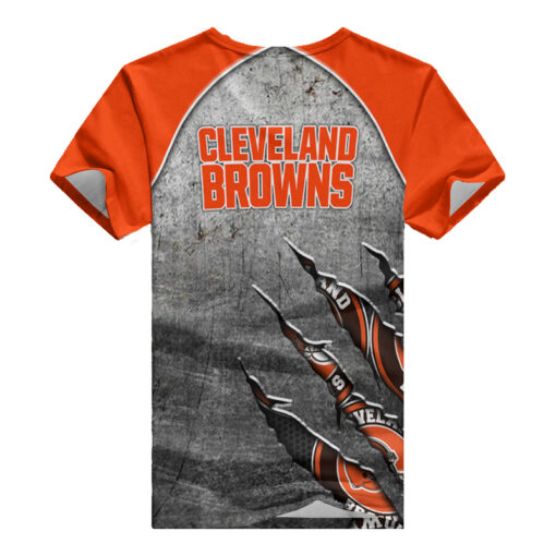 Cleveland Browns Personalized V-neck Women T-shirt BG1000