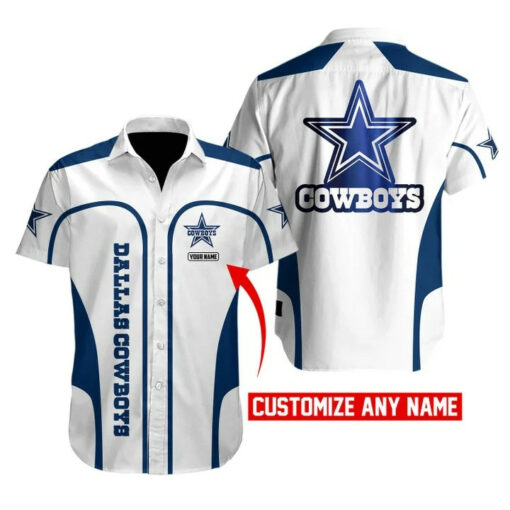 Dallas Cowboys Custom Button Shirt BB461