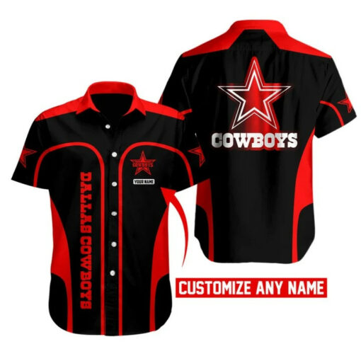 Dallas Cowboys Custom Button Shirt BB461