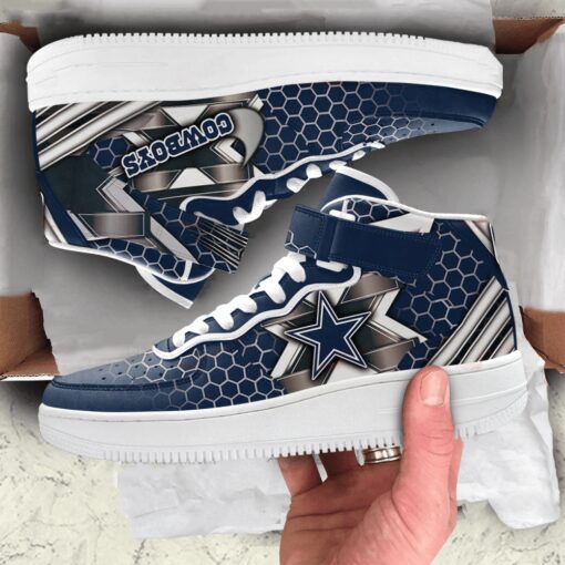 Dallas Cowboys High AF1 Sneakers BG27