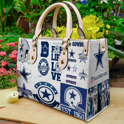 Dallas Cowboys Leather Hand Bag BB37