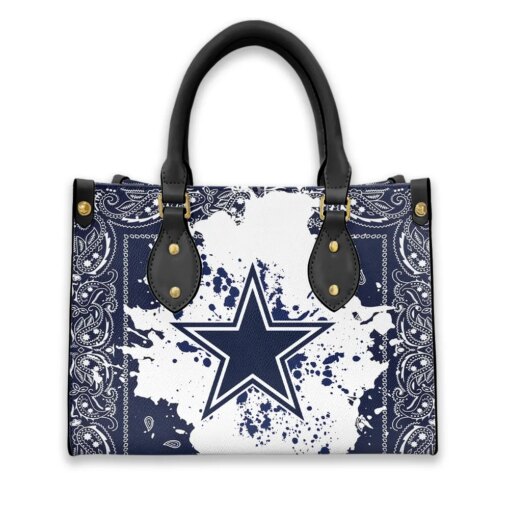 Dallas Cowboys Leather Hand Bag BBLTHB439