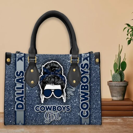 Dallas Cowboys Leather Hand Bag BBLTHB696