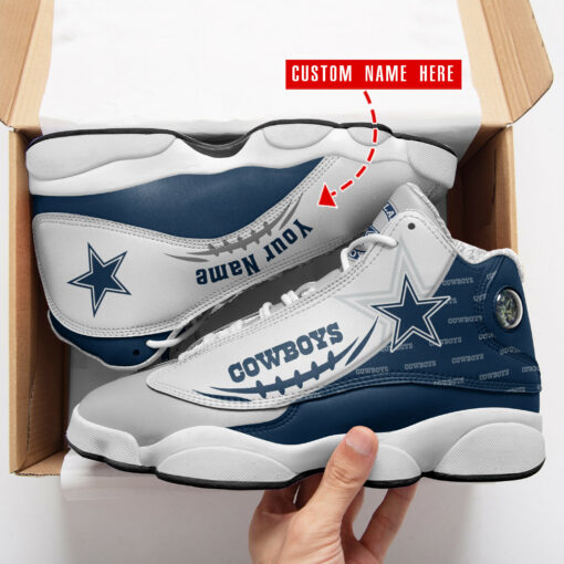 Dallas Cowboys Personalized AJD13 Sneakers BG100