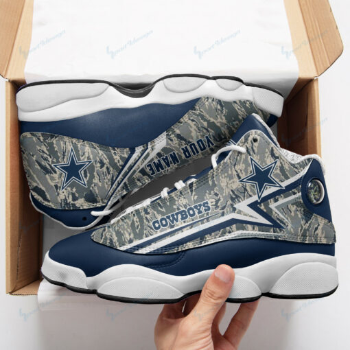 Dallas Cowboys Personalized AJD13 Sneakers BG126