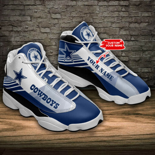 Dallas Cowboys Personalized AJD13 Sneakers BG193