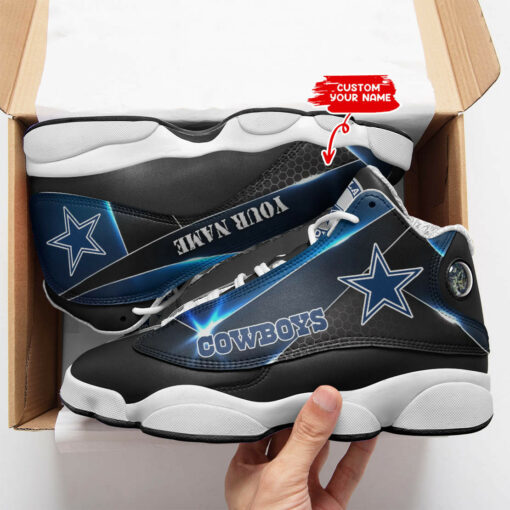 Dallas Cowboys Personalized AJD13 Sneakers BG197