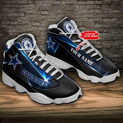 Dallas Cowboys Personalized AJD13 Sneakers BG197