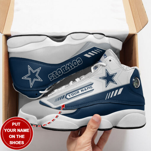 Dallas Cowboys Personalized AJD13 Sneakers BG32