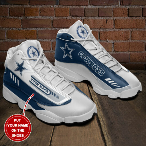 Dallas Cowboys Personalized AJD13 Sneakers BG32