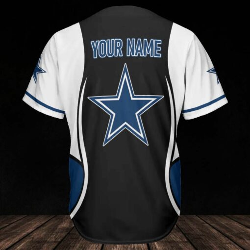 Dallas Cowboys Personalized Baseball Jersey 305