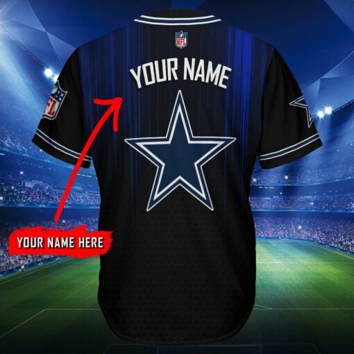 Dallas Cowboys Personalized Baseball Jersey Shirt 146