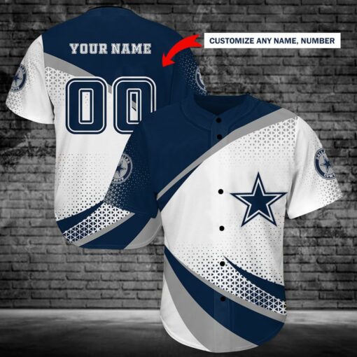 Dallas Cowboys Personalized Baseball Jersey Shirt 190