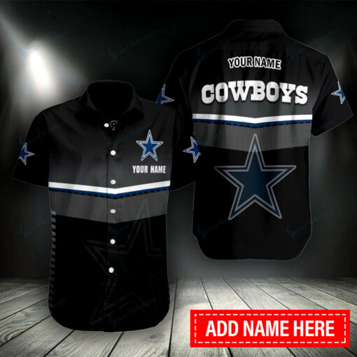 Dallas Cowboys Personalized Button Shirt BB018