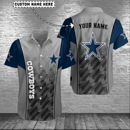 Dallas Cowboys Personalized Button Shirt BB121