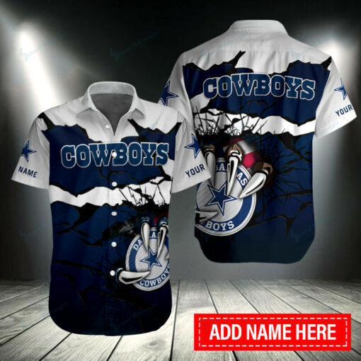 Dallas Cowboys Personalized Button Shirt BB153