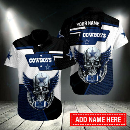 Dallas Cowboys Personalized Button Shirt BB201