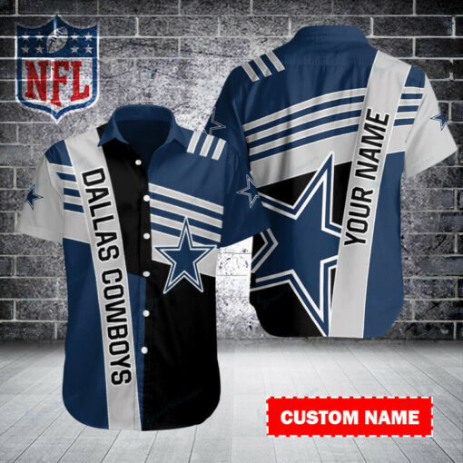 Dallas Cowboys Personalized Button Shirt BB232