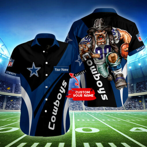 Dallas Cowboys Personalized Button Shirt BB413