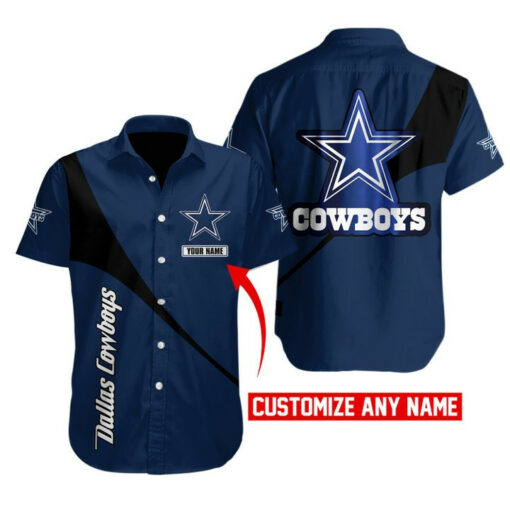 Dallas Cowboys Personalized Button Shirt BB516