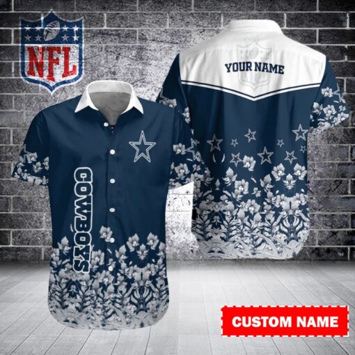 Dallas Cowboys Personalized Button Shirt BB540