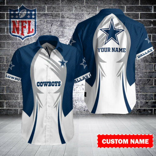 Dallas Cowboys Personalized Button Shirt BB568