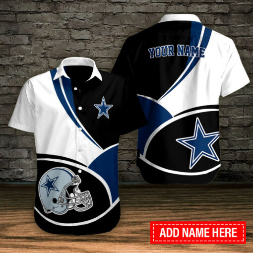 Dallas Cowboys Personalized Button Shirt BB635