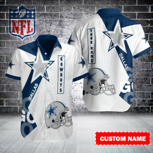 Dallas Cowboys Personalized Button Shirt BB641