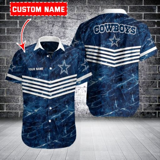 Dallas Cowboys Personalized Button Shirt BB971