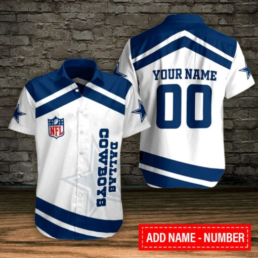 Dallas Cowboys Personalized Button Shirt BB986