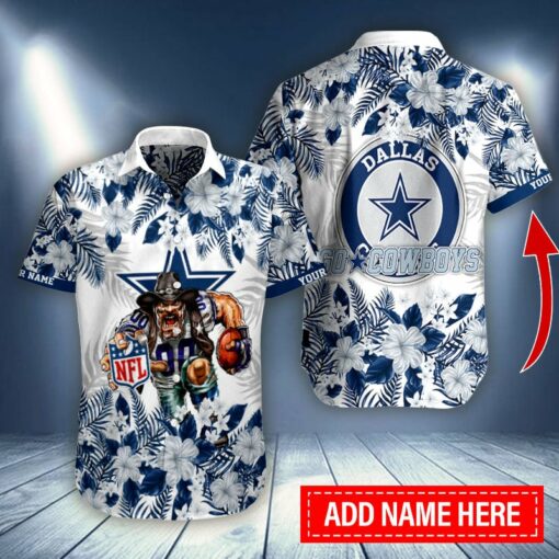 Dallas Cowboys Personalized Button Shirt BB988