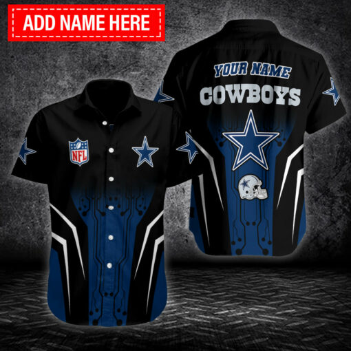 Dallas Cowboys Personalized Button Shirts BG293