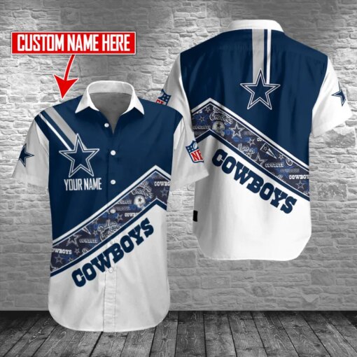 Dallas Cowboys Personalized Button Shirts BG39