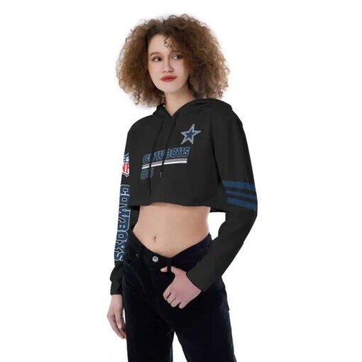 Dallas Cowboys Personalized Croptop Hoodie And Leggings BG282