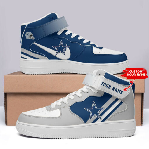 Dallas Cowboys Personalized High AF1 Sneakers BG08