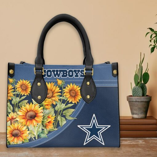 Dallas Cowboys Personalized Leather Hand Bag BB127