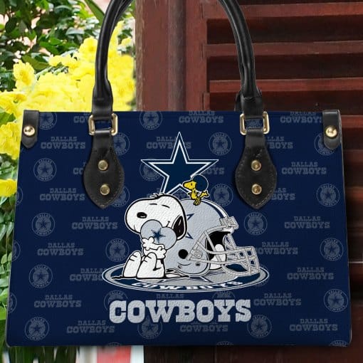 Dallas Cowboys Personalized Leather Hand Bag BB141