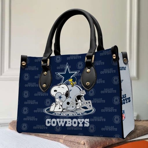 Dallas Cowboys Personalized Leather Hand Bag BB141