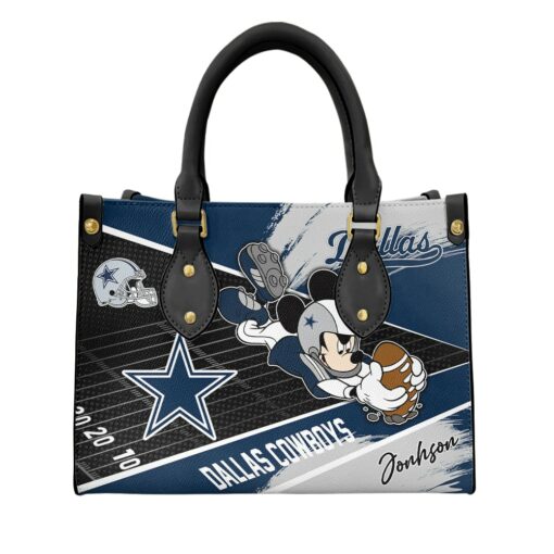 Dallas Cowboys Personalized Leather Hand Bag BB202